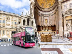 Combo (Save 5%): Rome Hop-On Hop-Off Bus Tour + Pantheon Fast-Track Tickets